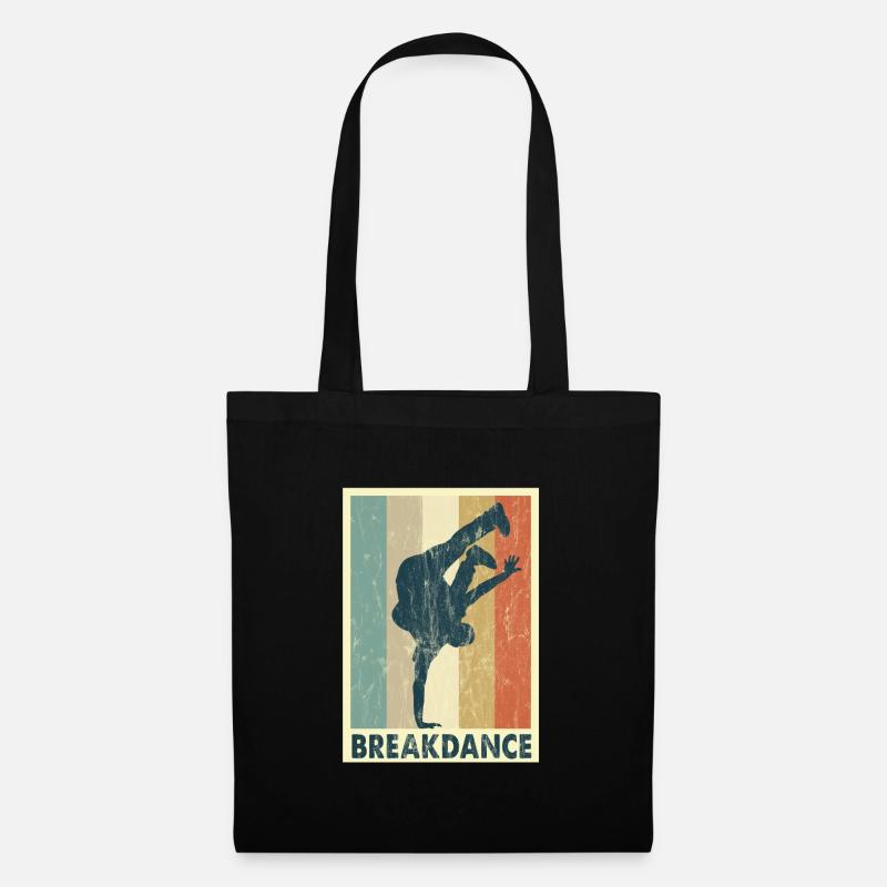 Breakdance - Sac en tissu - noir