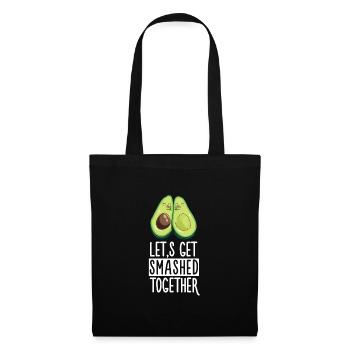 Avocado Eater Cute Smash Together Couple Gift - Tote Bag - black - Front