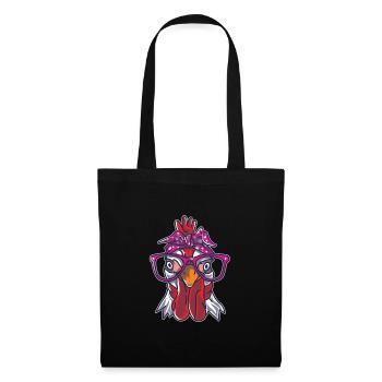 Chicken Bandana Cute Farm Animals Farming Lover - Tote Bag - black - Front
