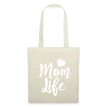 MOM LIFE <3 - Tote Bag - nature - Front