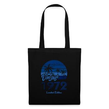 Vintage Year 1972 Limited Edition Blue - Tote Bag - black - Front