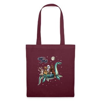 Voyage des cryptides - Sac en tissu - bordeaux - Devant