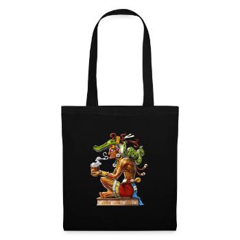 Mayan God Itzamna - Tote Bag - black - Front