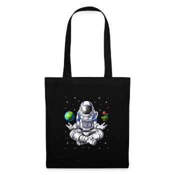 Méditation d’astronaute de l’espace - Sac en tissu - noir - Devant