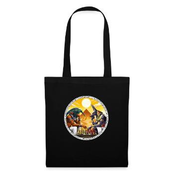 Dieux de la mythologie égyptienne Anubis - Sac en tissu - noir - Devant
