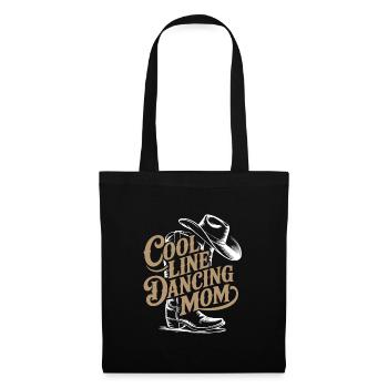 Cool Line Dance Mom Line Dance Mom - Sac en tissu - noir - Devant