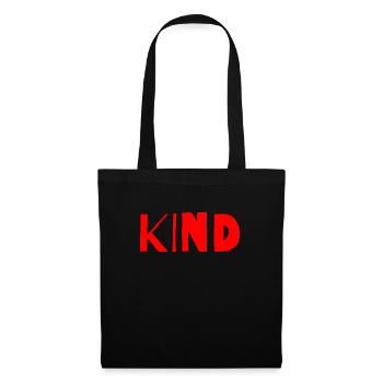 Ich bin ein Kind - Stoffbeutel - Schwarz - Vorne
