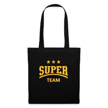 Super équipe - Sac en tissu - noir - Devant