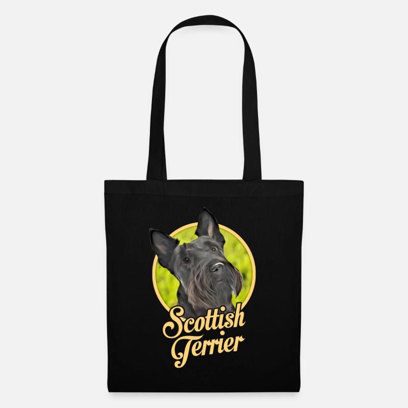 Scottish Terrier - Tote Bag - black