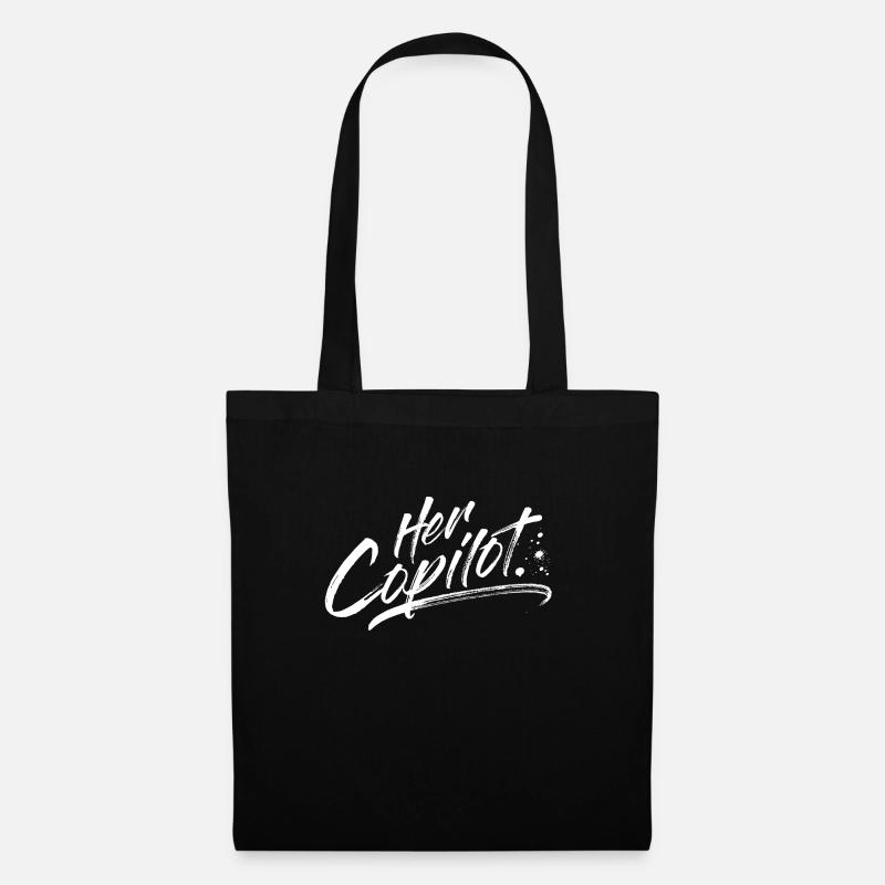 Her Copilot - Sac en tissu - noir