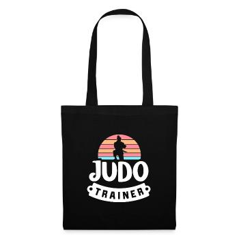Judo-Trainer Präsent Kampfsport Lehrer Ehre - Stoffbeutel - Schwarz - Vorne