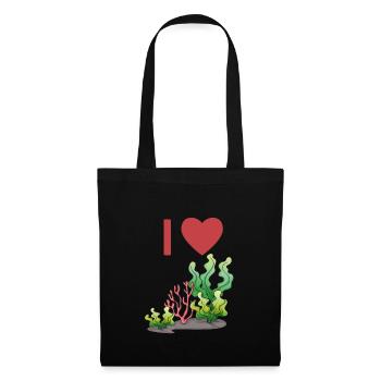 I love algae | Alge Tang Seaweed Botany - Tote Bag - black - Front
