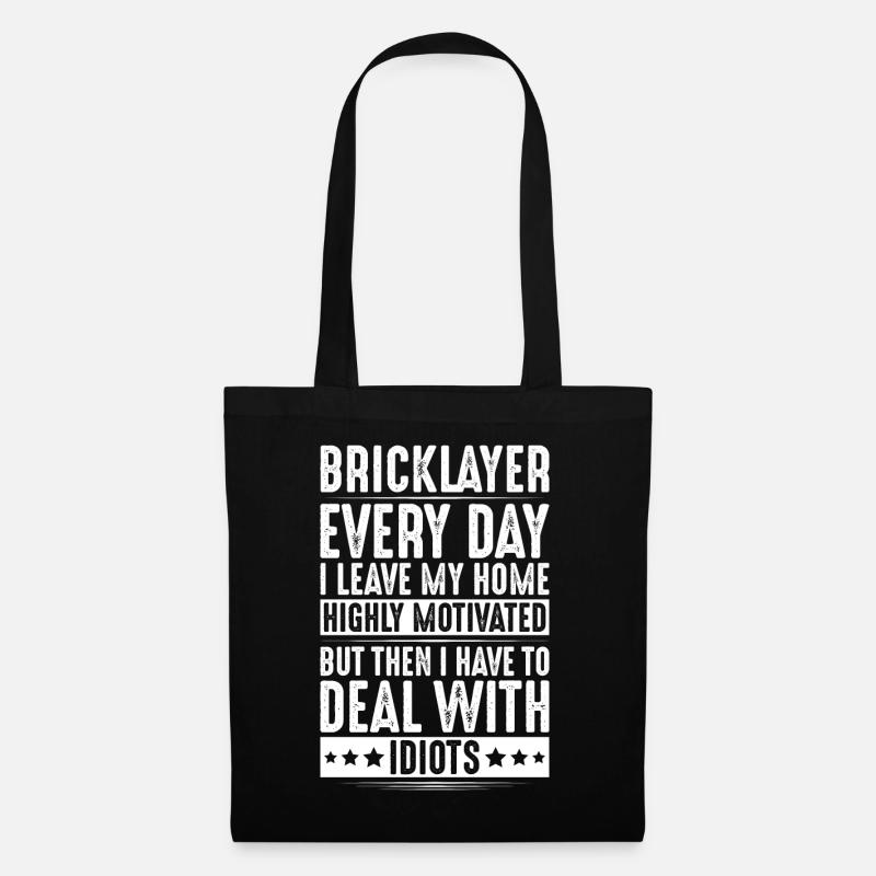 Maurer Bricklayer Mason - Tote Bag - black