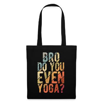 Yogalehrer Spruch Für Yogi Yoga - Stoffbeutel - Schwarz - Vorne