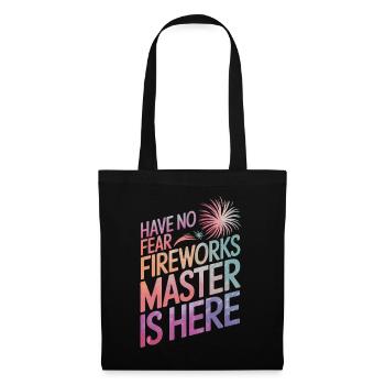 Pyrotechniker Feuerwerk Pyrotechnik - Stoffbeutel - Schwarz - Vorne