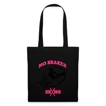 Pistensau No Brakes 2farbig - Sac en tissu - noir - Devant