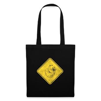 Paresse - Sac en tissu - noir - Devant