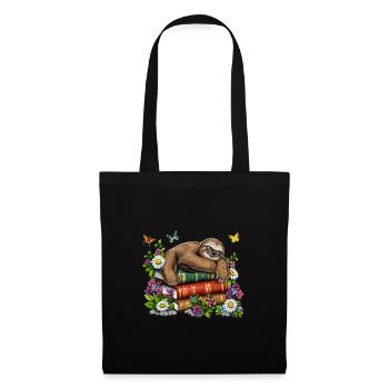 Lazy Sloth Books - Tote Bag - black - Front