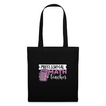 Mathematics Teacher Math Professor Design - Tote Bag - black - Front