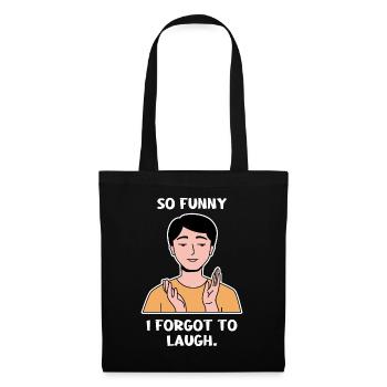 No Laugh Design for Young Proud Pinoys - Tote Bag - black - Front