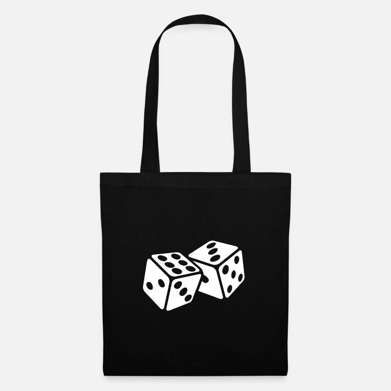 Dice Dice Gambling Play Game Dice - Tote Bag - black