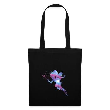 Fairy silhouette good fairy fairy gift fairy tale - Tote Bag - black - Front