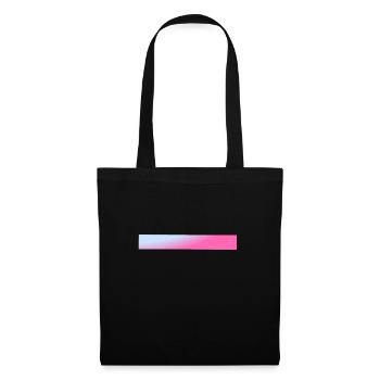 Bars Blue & Pink Gradient - Tote Bag - black - Front