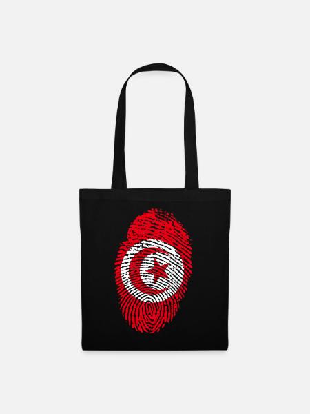 TUNISIE TUNIS ARABE ISLAM CADEAU T-SHIRT - Sac en tissu - noir