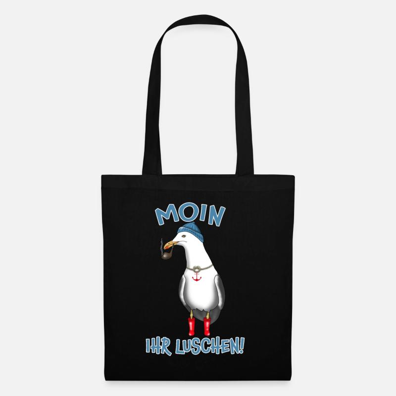 Mouette MOINEZ VOTRE LUSH! - Sac en tissu - noir