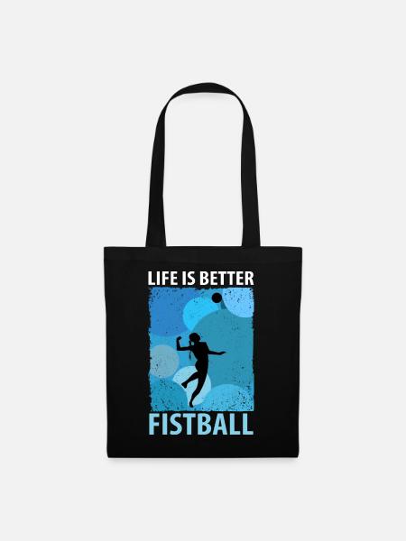 Faustball Faustballer Faustballspieler - Stoffbeutel - Schwarz