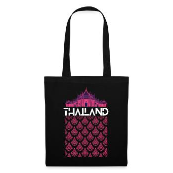 Thai Temple Pink Pattern - Tote Bag - black - Front