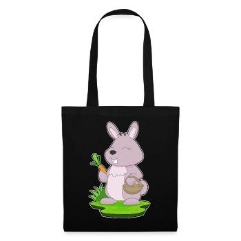 Rabbit Carrot - Tote Bag - black - Front
