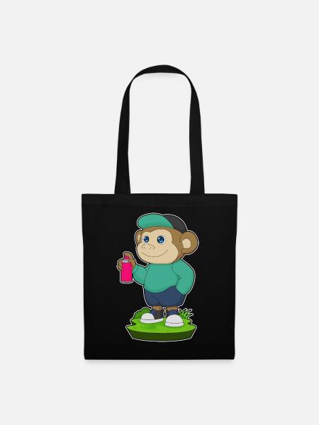 Bombe spray à vaporisateur pour singes - Sac en tissu - noir