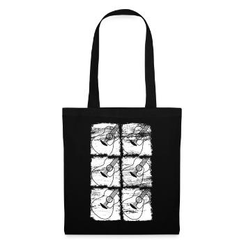 Guitar Drawing - Tote Bag - black - Front
