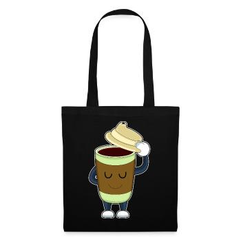 Coffee to go Mug - Tote Bag - black - Front