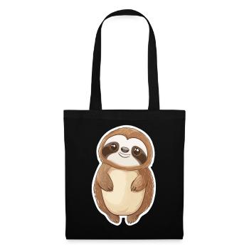Paresse - Sac en tissu - noir - Devant