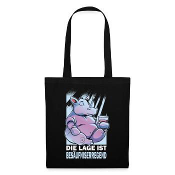 Funny Sayings Fun Outfits Irony Sarcasm - Tote Bag - black - Front