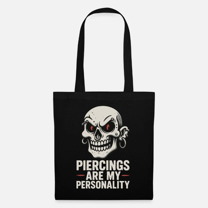 Piercing Addict Body Mod Enthusiast - Tote Bag - black