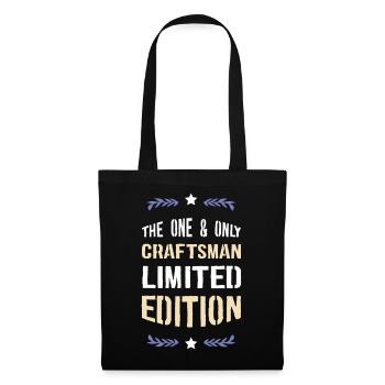 Craftsman Limited Edition – Ein Einzelstück - Stoffbeutel - Schwarz - Vorne