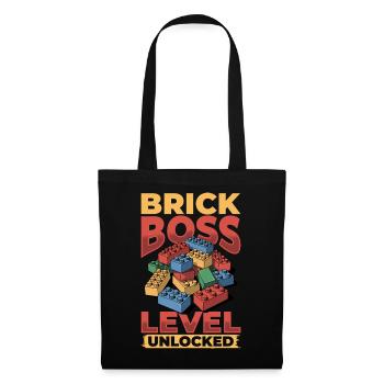 Building Blocks Kids Brick Builder - Stoffbeutel - Schwarz - Vorne