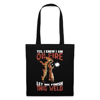 Welder Saying Gifts for Metalworkers - Tote Bag - black - Front