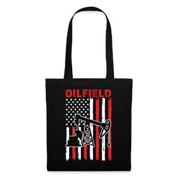 Oil Rig Oil Field - Tote Bag - black - Front