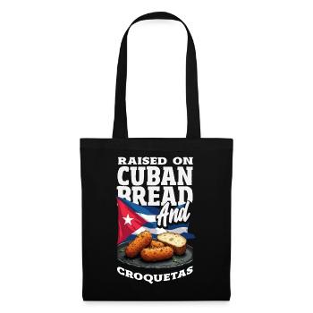 Cuba Pride & Home - Design du drapeau de Cuba - Sac en tissu - noir - Devant
