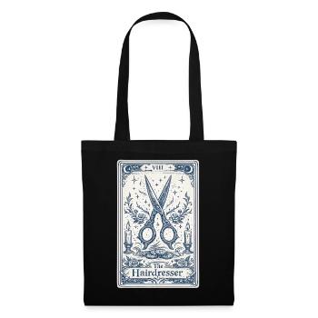 Hairdresser Tarot Card Illustration - Tote Bag - black - Front