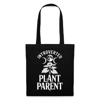 Introverted Plant Parent - Tote Bag - black - Front