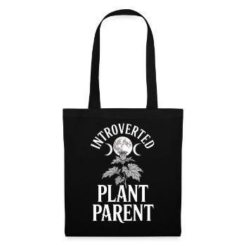 Introverted Plant Parent - Tote Bag - black - Front