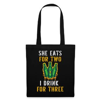 Funny Expecting Dad Beer - Tote Bag - black - Front