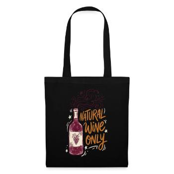 Natural Wine Only - Tote Bag - black - Front