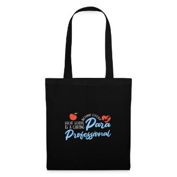 Paraprofessionnel - Sac en tissu - noir - Devant