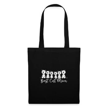 Chats Maman Chats Dictons Meilleur Chat Maman - Sac en tissu - noir - Devant
